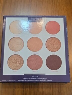 tarte Sunrise Eyeshadow Palette — Peach, Coral, Gold and Brown Shades